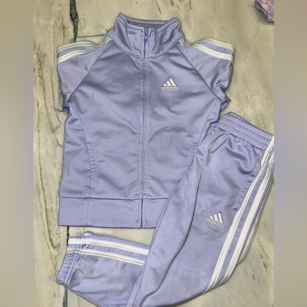 Adidas Light Purple Sweatsuit